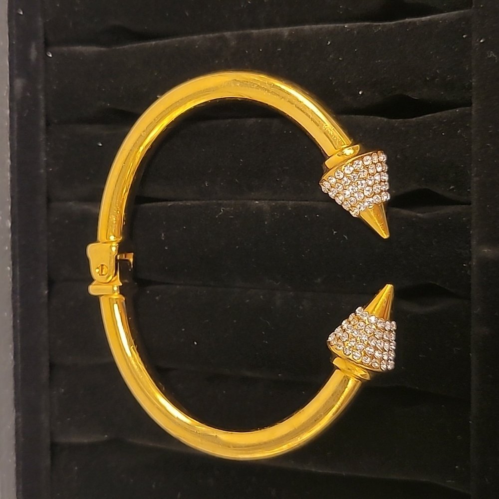 Vita Fede Mini Titan Bracelet with Clear Crystals Unisex New